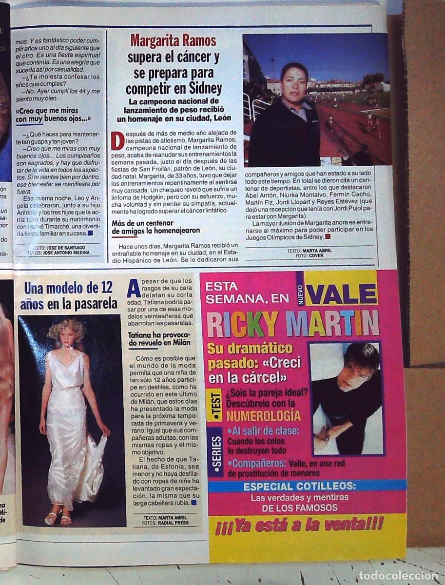 M&uacute;sica de colecci&oacute;n: TATIANA MODELO INFANTIL 12 A&Ntilde;OS RICKY MARTIN ARGARITA RAMOS