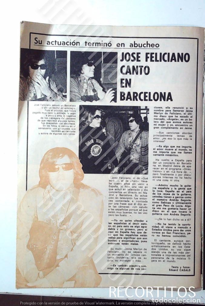 M&uacute;sica de colecci&oacute;n: JOSE FELICIANO ABUCHEADO EN BARCELONA