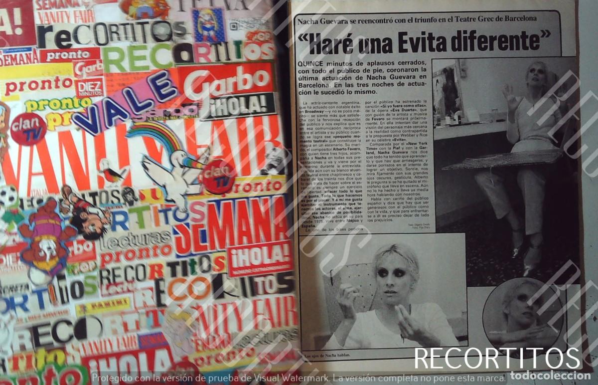 M&uacute;sica de colecci&oacute;n: nacha guevara quiere ser evita