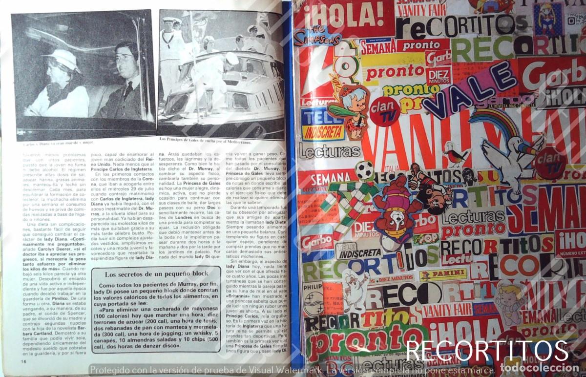 M&uacute;sica de colecci&oacute;n: lady di diana de gales luna de miel a dieta