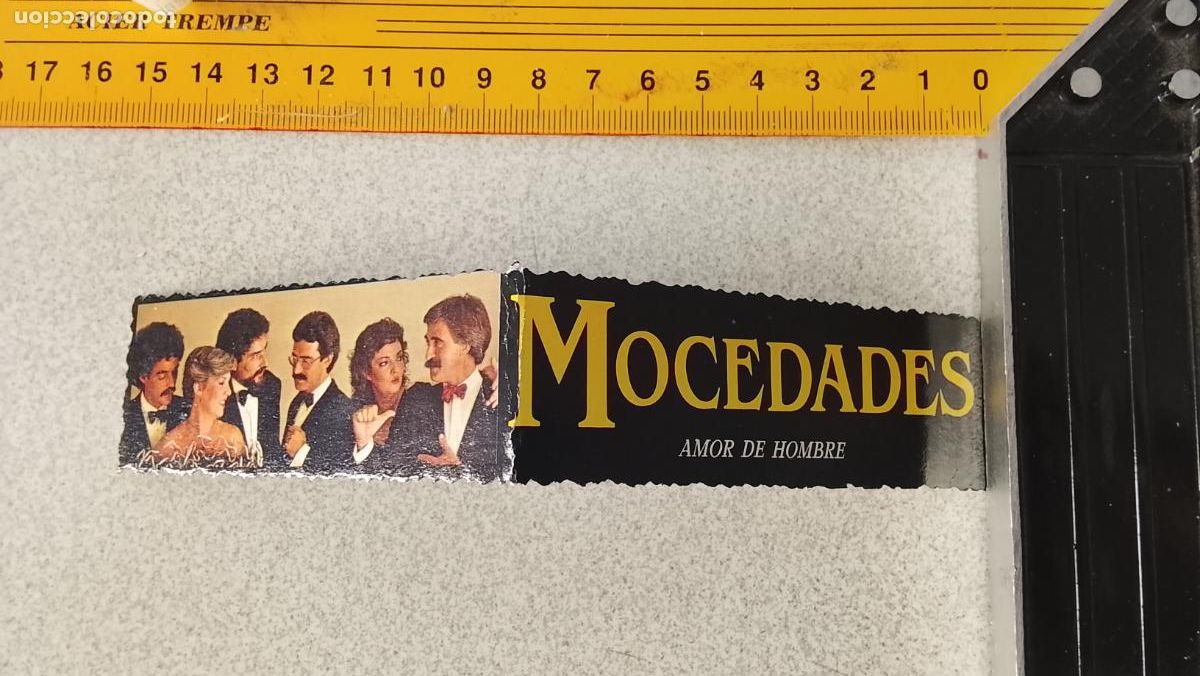M&uacute;sica de colecci&oacute;n: musica - CROMOS o similar DE carton troquelado CANTANTES - mocedades