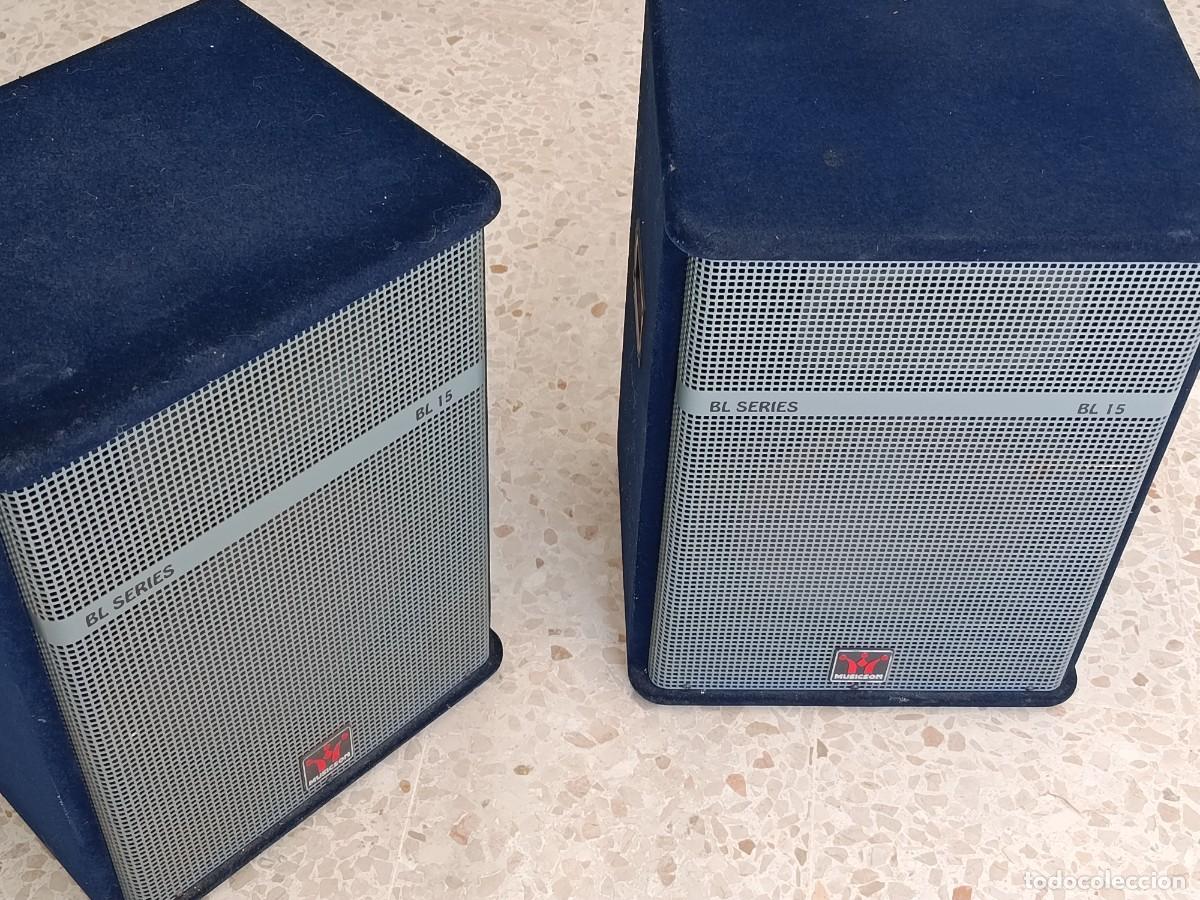 M&uacute;sica de cole&ccedil;&atilde;o: 2 ALTAVOCES PROFESIONALES FUNCIONAN PERFECTAMENTE MUSICSON BL 15 SERIES DE LUJO VER FOTOS