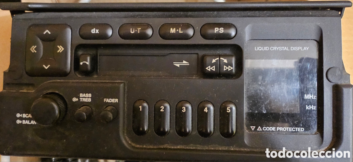 M&uacute;sica de cole&ccedil;&atilde;o: Radio caset de coche vintage