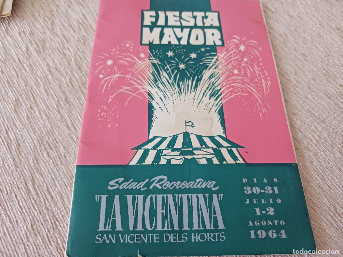 M&uacute;sica de colecci&oacute;n: sdad. rec. la vicentivina, cente dels horts, fiesta mayor 1964, orquesta niza y ramon evaristo