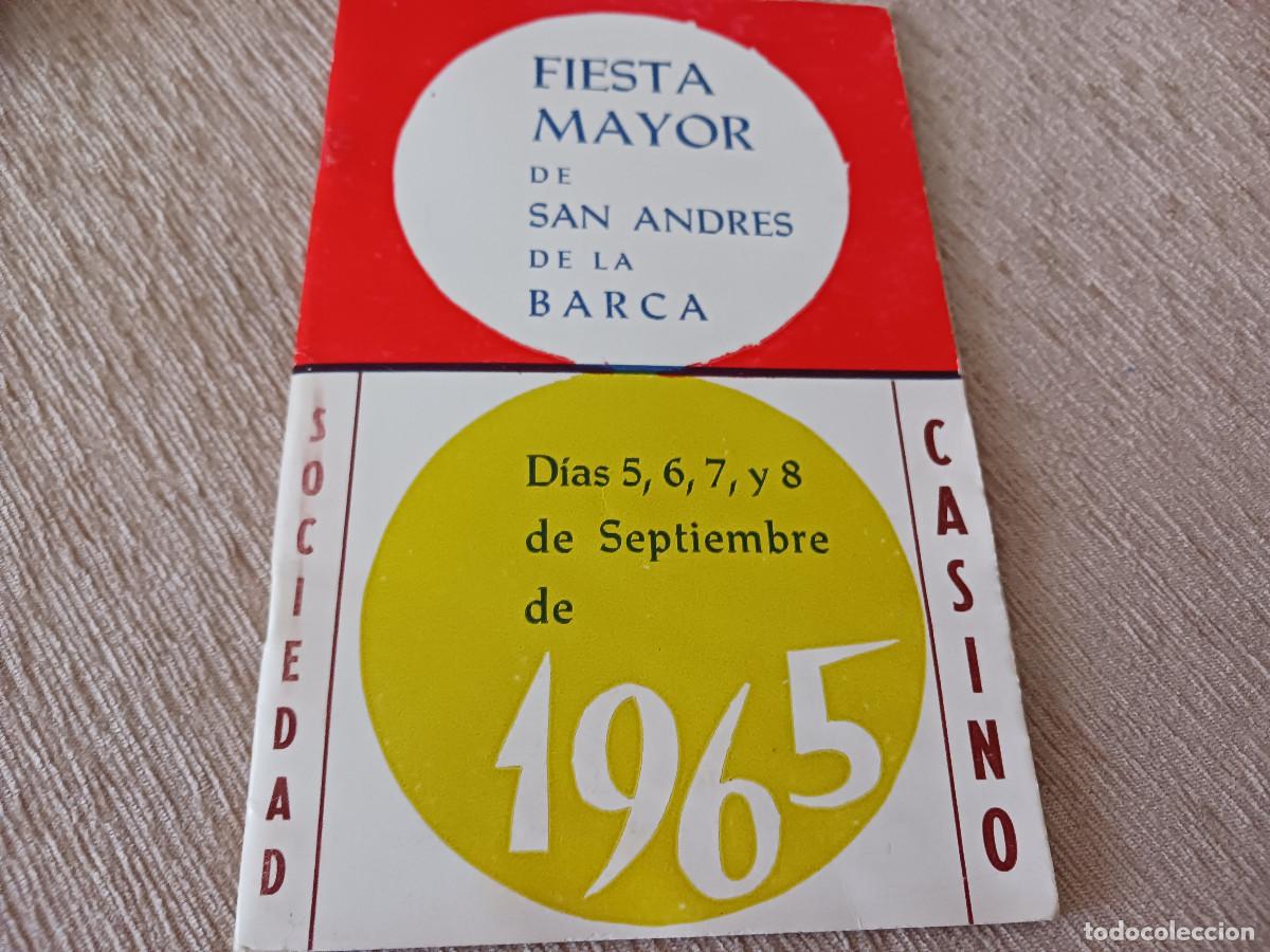 M&uacute;sica de colecci&oacute;n: sdad. casino san andres de la barca, fiesta mayor 1965, los gavilanes, andres vi&ntilde;as