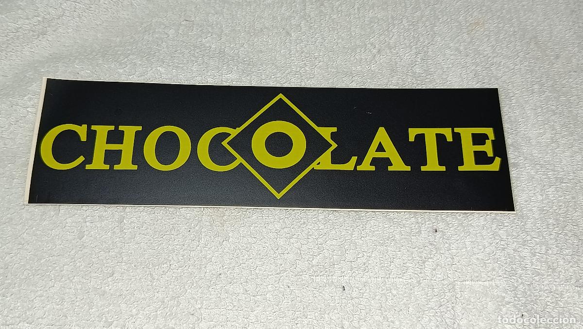 M&uacute;sica de colecci&oacute;n: ANTIGUA PEGATINA DE LA DISCOTECA CHOCOLATE RUTA DEL BAKALAO VALENCIA A&Ntilde;OS 80 - 90