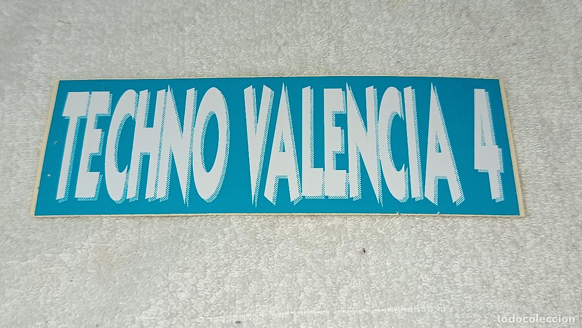 M&uacute;sica de colecci&oacute;n: ANTIGUA PEGATINA TECHNO VALENCIA RUTA DEL BAKALAO VALENCIA A&Ntilde;OS 80 - 90