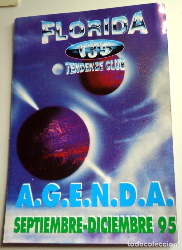 M&uacute;sica de colecci&oacute;n: FLYER PUBLICIDAD AGENDA MUSICAL TECNO. DISCOTECA FLORIDA 135 FRAGA, HUESCA. A&ntilde;o 1995. DJ TONY VERDI