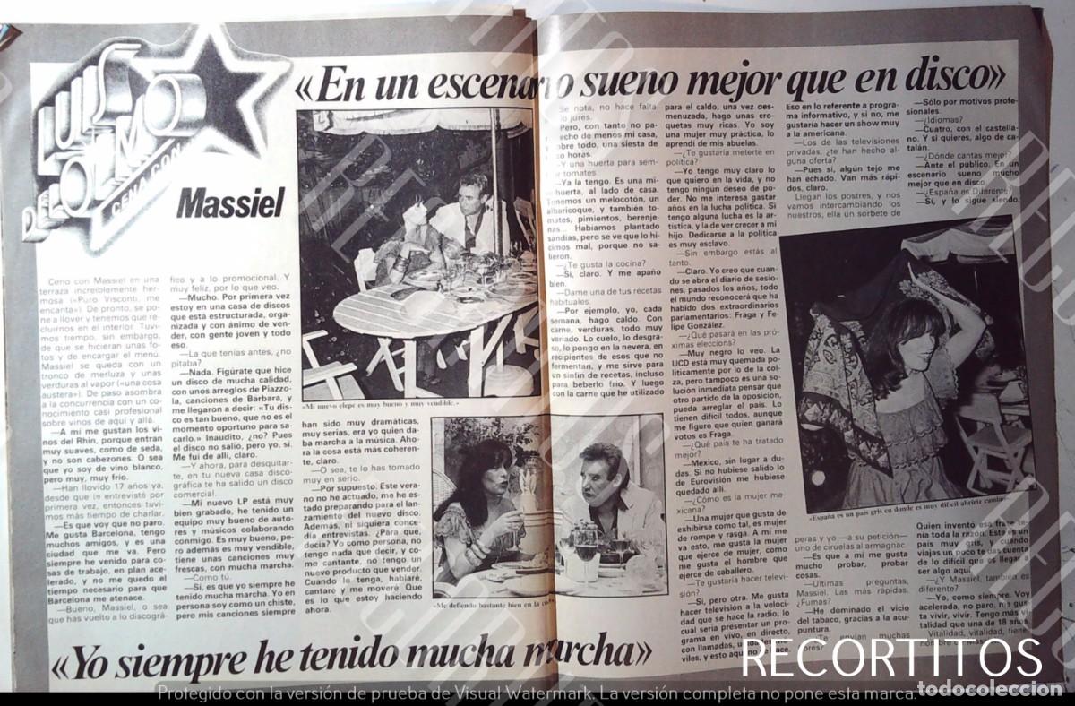M&uacute;sica de colecci&oacute;n: massiel luis del olmo cena con