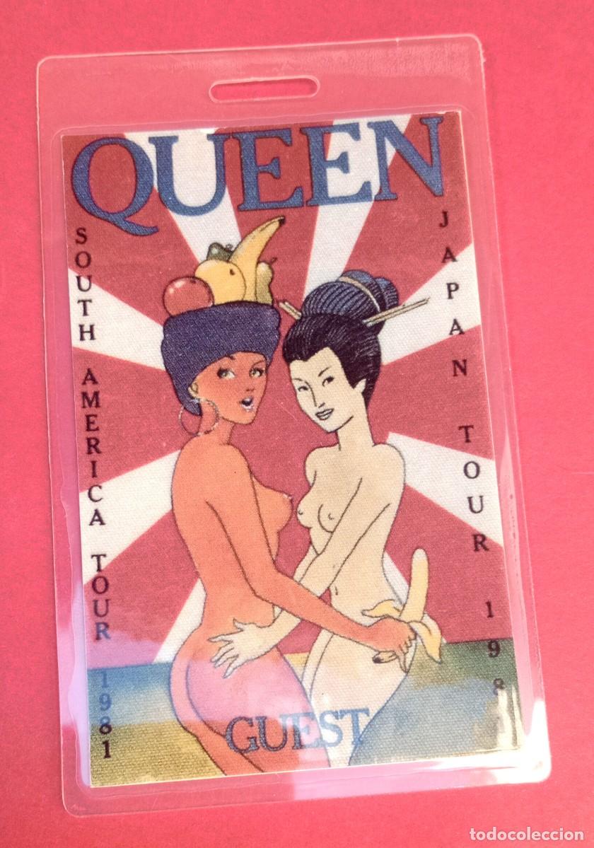 M&uacute;sica de colecci&oacute;n: QUEEN - 1981 - JAPAN - TOUR - SECURITY BADGE