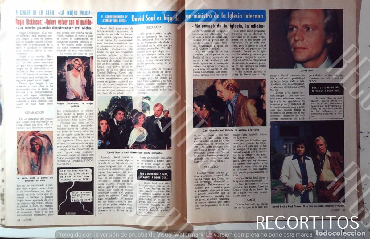 M&uacute;sica de colecci&oacute;n: DAVID SOUL paul michael glaser STARSKY Y HUTCH ANGIE DICKINSON LA MUJER POLICIA