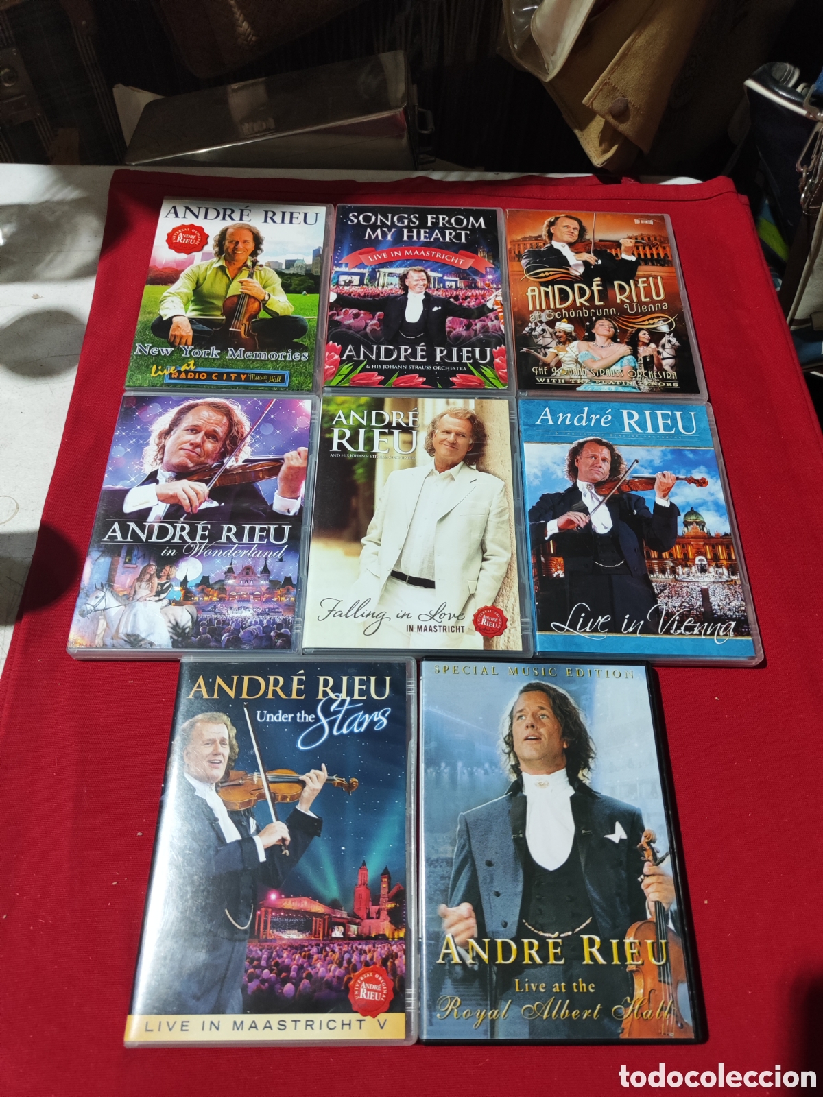M&uacute;sica de colecci&oacute;n: Lote 8 DVDs ANDRE RIEU