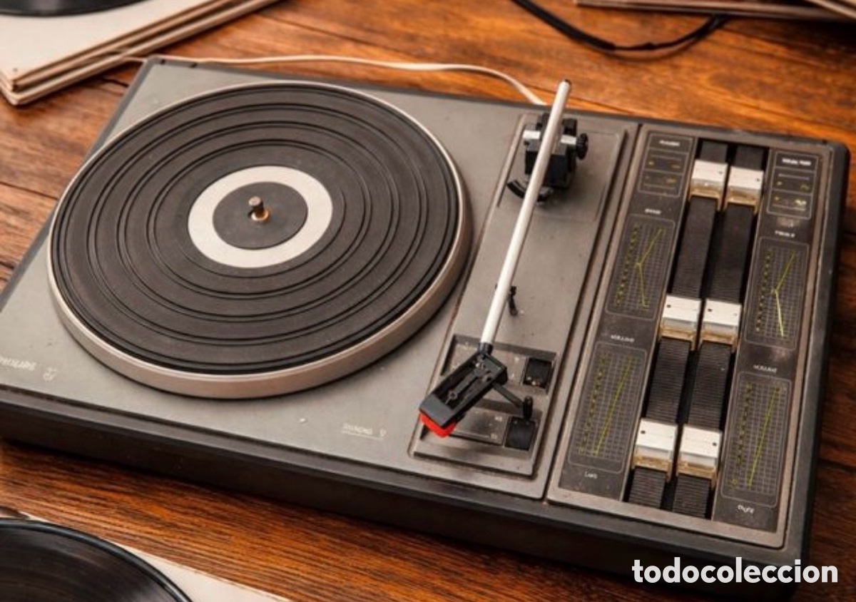 M&uacute;sica de colecci&oacute;n: Tocadiscos Philips Vintage A&ntilde;os 70