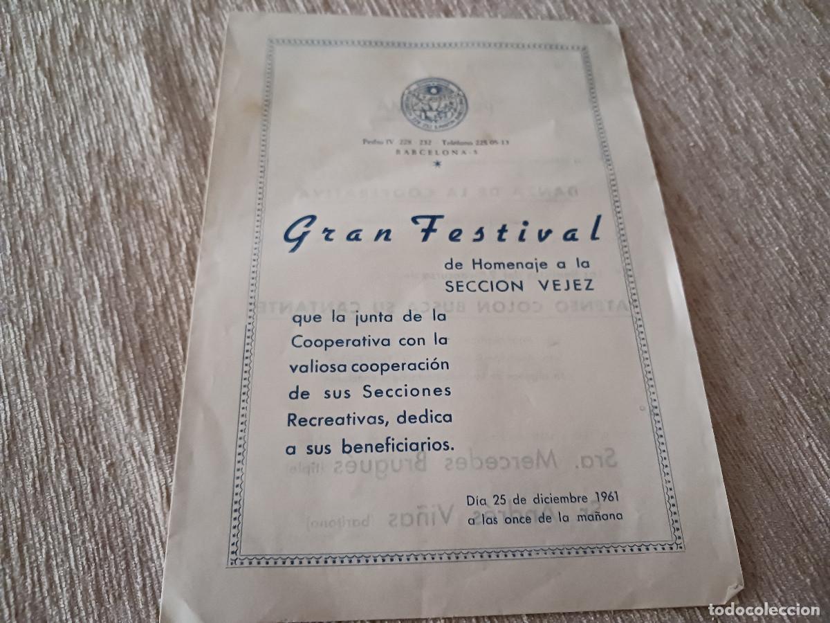 M&uacute;sica de colecci&oacute;n: cooperativa san martin 1961, festival homenaje a la vejez, cobla barcelonina