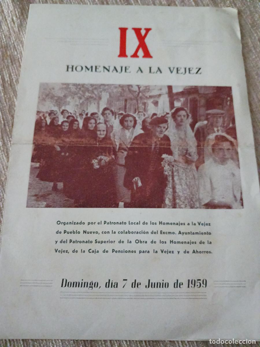M&uacute;sica de colecci&oacute;n: IX homenaje a la vejez, pueblo nuevo 1959