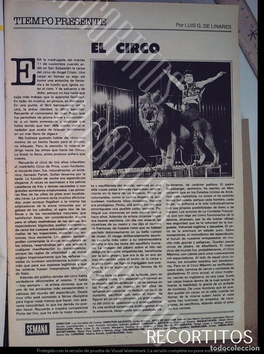 M&uacute;sica de colecci&oacute;n: el circo de angel cristo