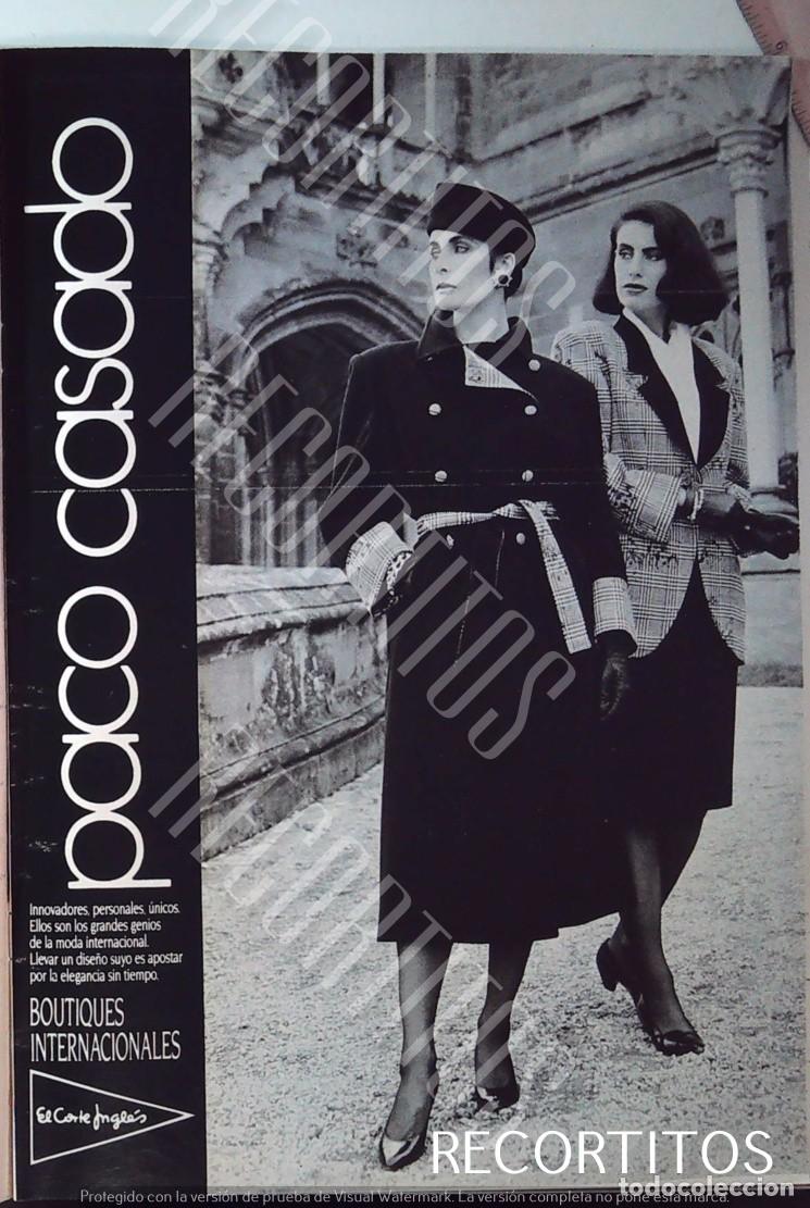 M&uacute;sica de colecci&oacute;n: PACO CASADO LA MODA EN EL CORTE INGLES