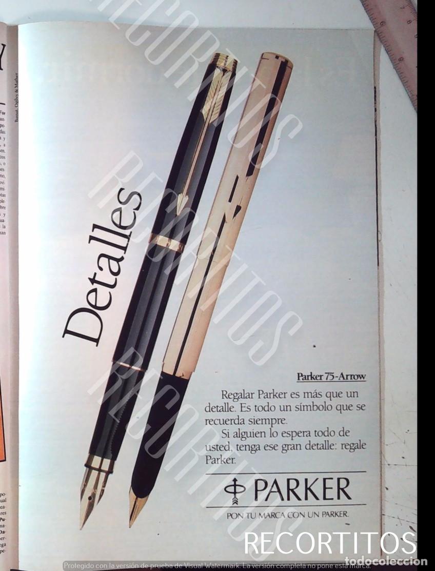 M&uacute;sica de colecci&oacute;n: parker estilografica anuncio publicidad