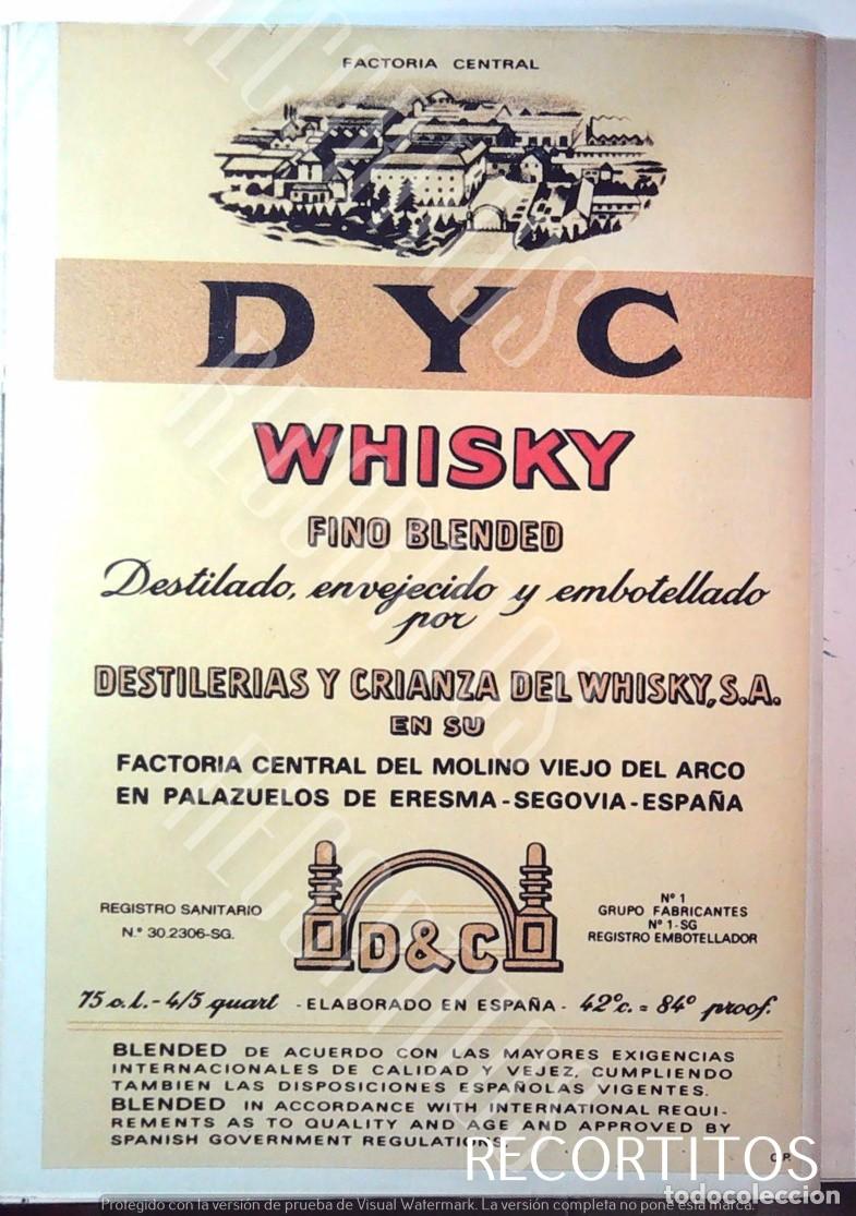 M&uacute;sica de colecci&oacute;n: dyc whisky anuncio publicidad EL ALCAZAR DE SEGOVIA
