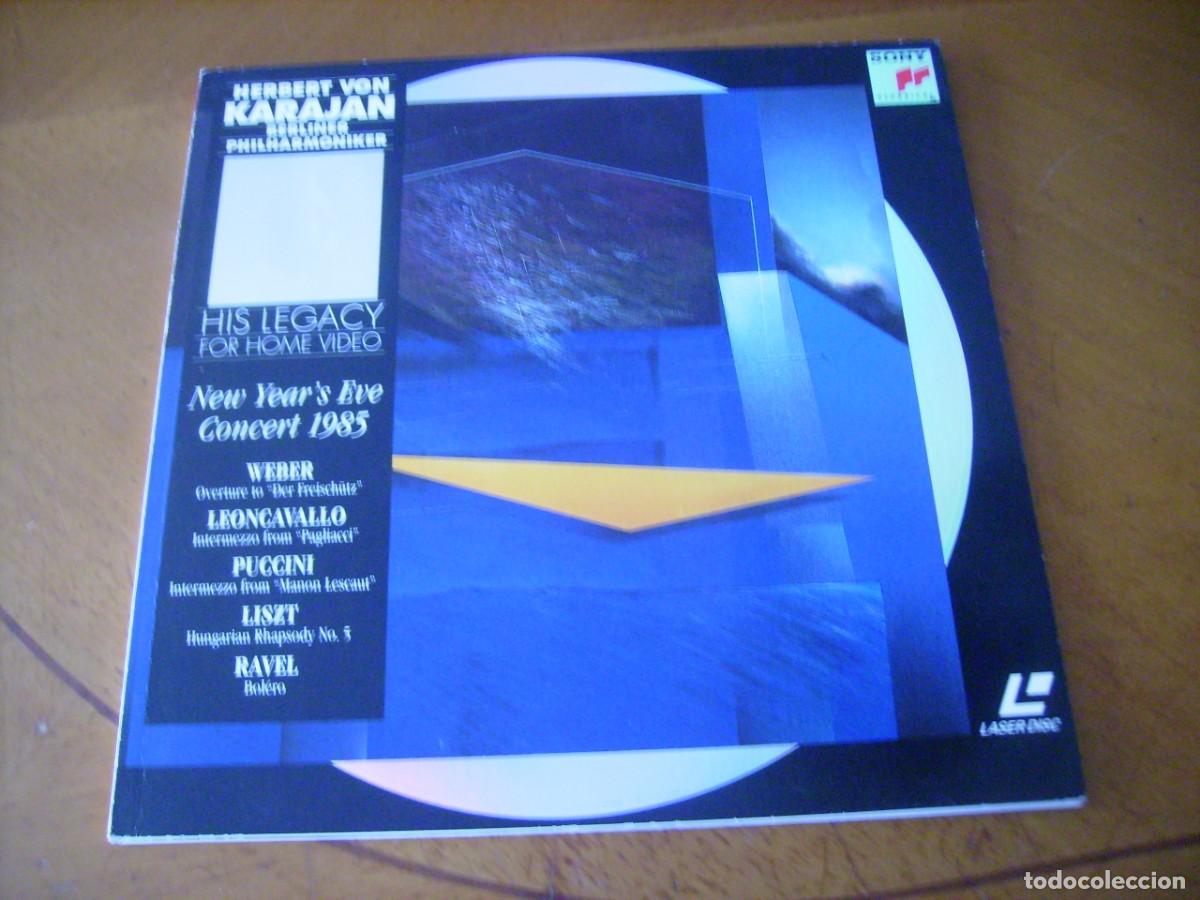 Musiksammlung: LASER DISC - HERBERT VON KARAAN - NEW YEAR'S EVE CONCERT 1988 PORTADA DOBLE