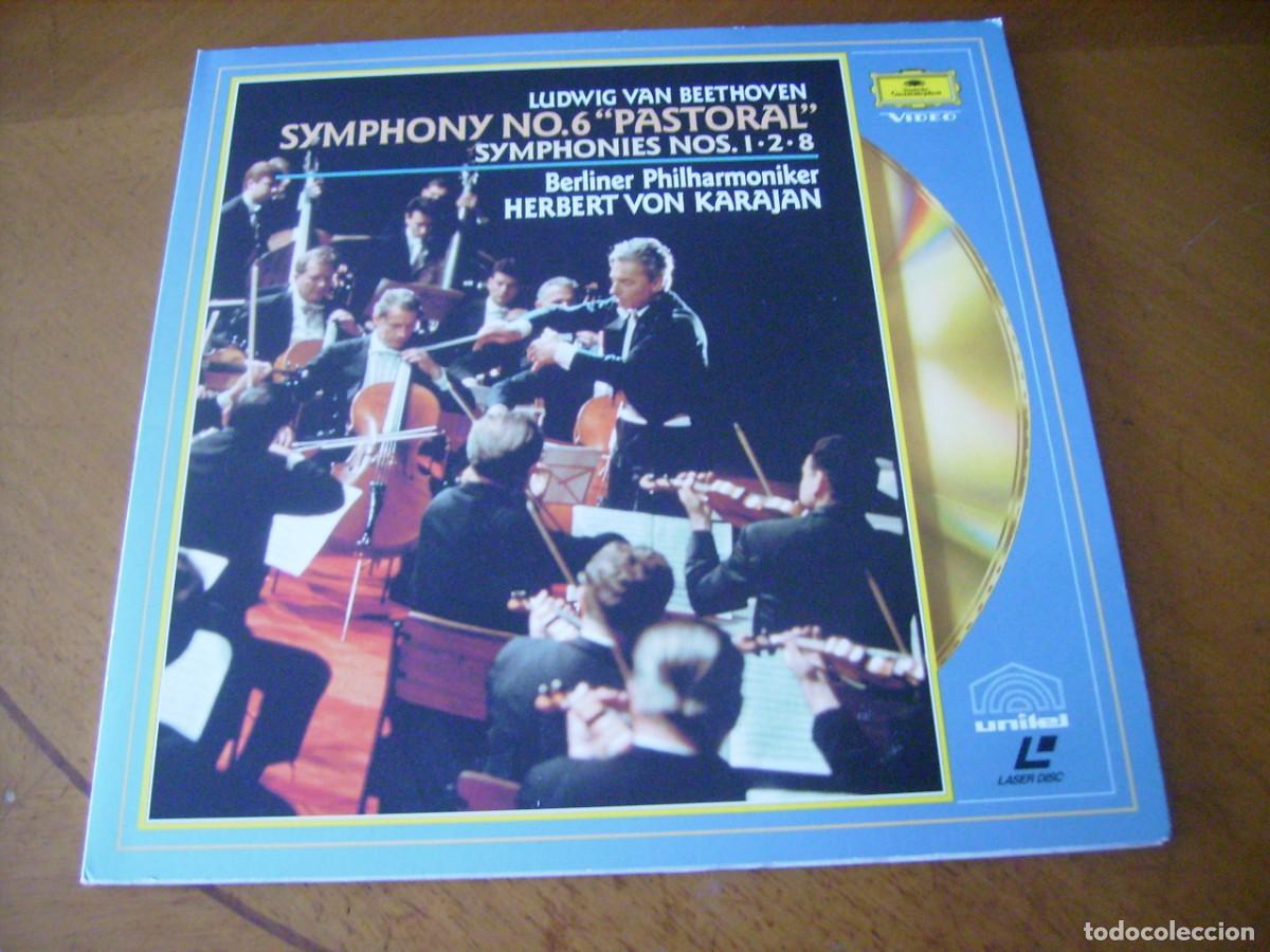 M&uacute;sica de cole&ccedil;&atilde;o: LASER DISC KARAAN - SYMPHONY NO.6 '' PASTORAL'' - PORTADA DOBLE