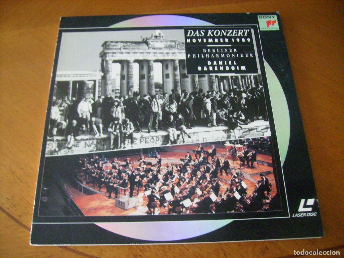 M&uacute;sica de cole&ccedil;&atilde;o: LASER DISC KARAAN - DANIEL BARENBOIM - DAS KONZERT 1989 - PORTADA DOBLE