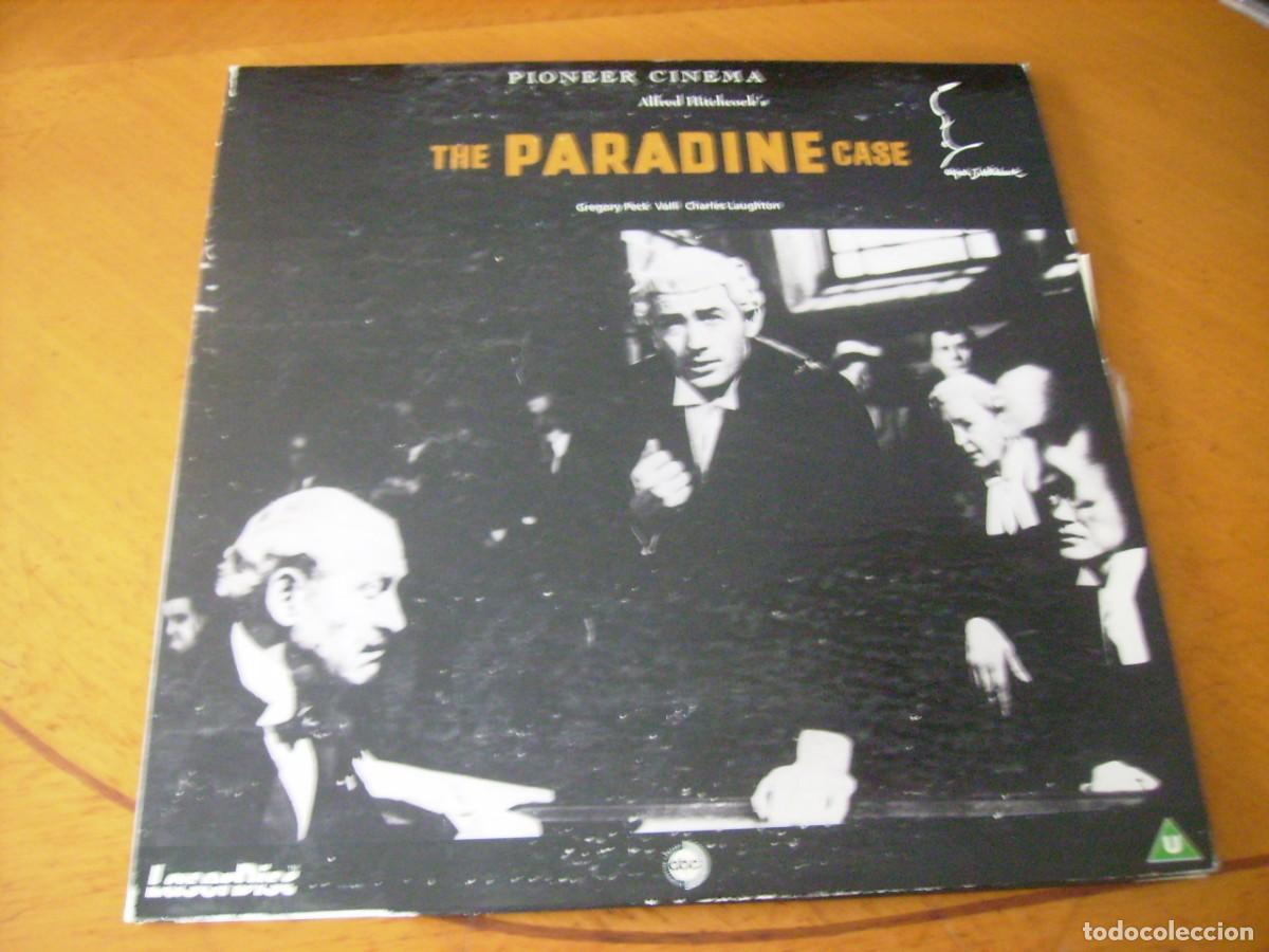 M&uacute;sica de colecci&oacute;n: LASER DISC - THE PARADINE CASE - ALFRED HITCHCOCK - ED EXTRANJERA + POSTALES