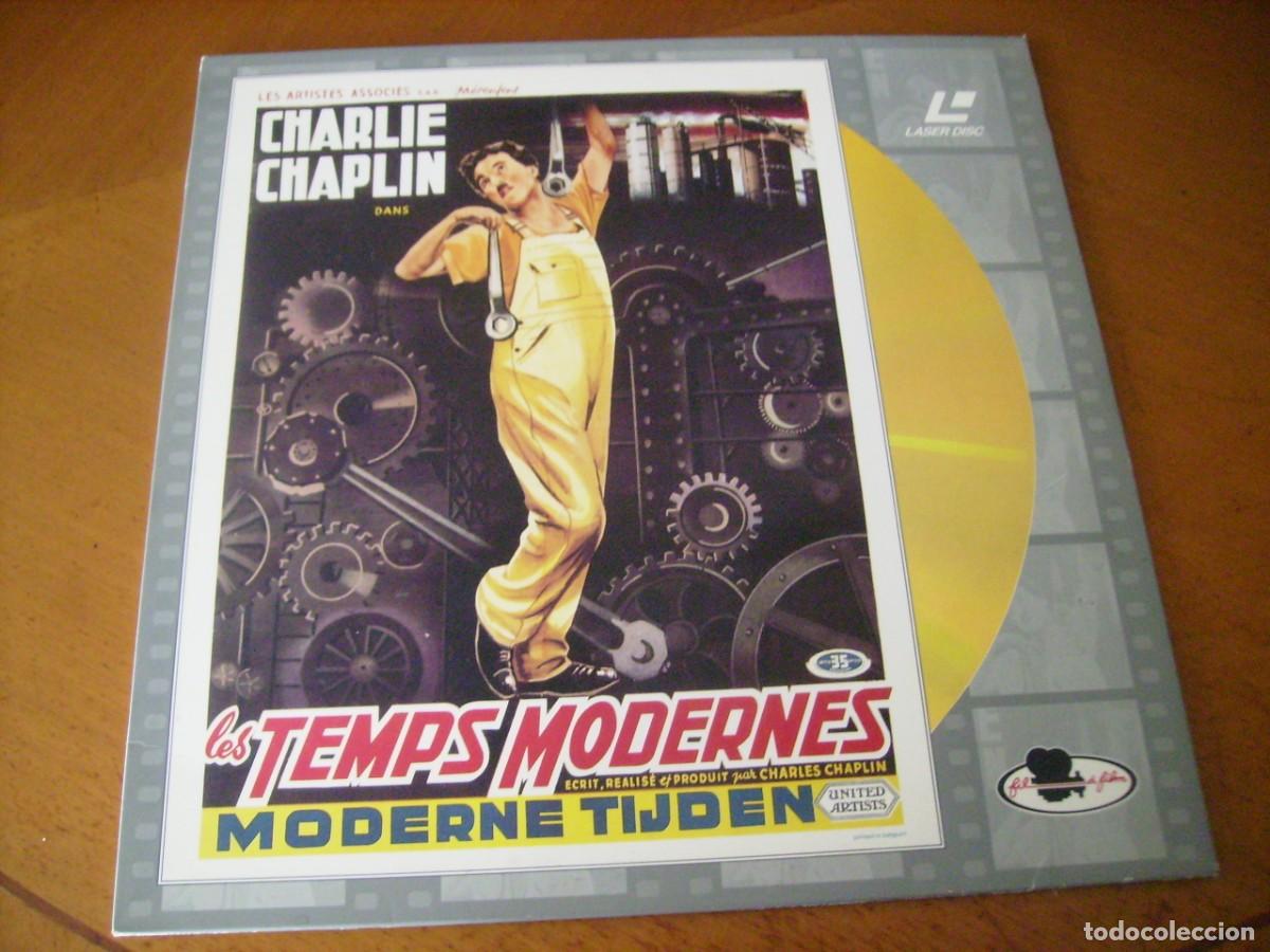 M&uacute;sica de colecci&oacute;n: LASER DISC - CHARLIE CHAPLIN - LES TEMPS MODERNES - ED FRANCIA