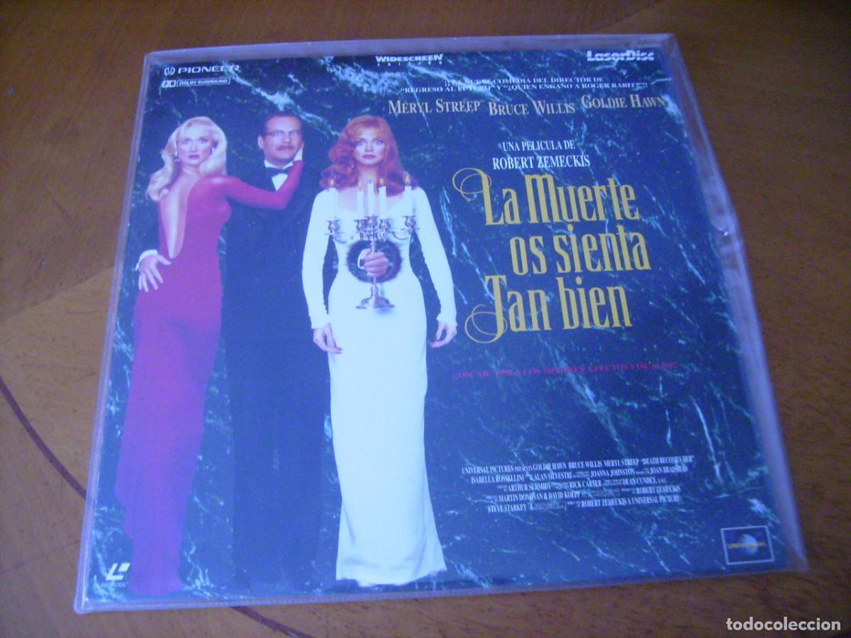 M&uacute;sica de cole&ccedil;&atilde;o: LASER DISC - LA MUERTE OS SIENTA TAN BIEN - MERYL STREEP