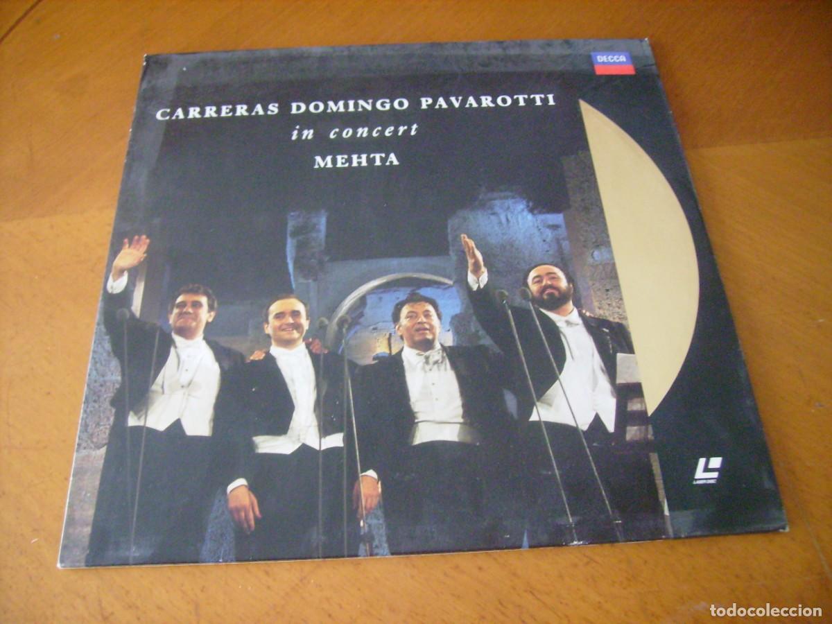 Musiksammlung: LASER DISC - CARRERAS - DOMINGO - PAVAROTTI - IN CONCERT MEHTA