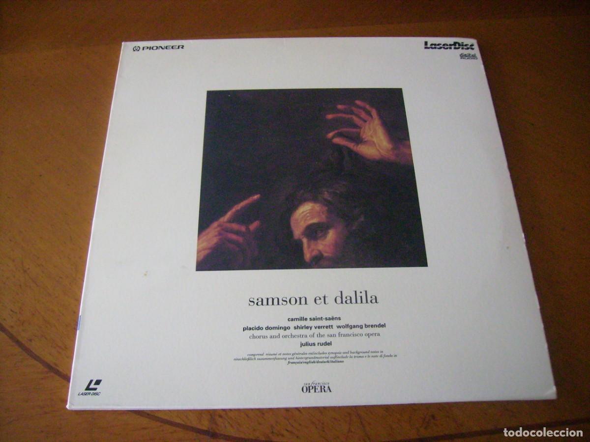 Collectible Music: LASER DISC - SAMSON ET DALIDA -PLACIDO DOMINGO ........ 2 DISCOS