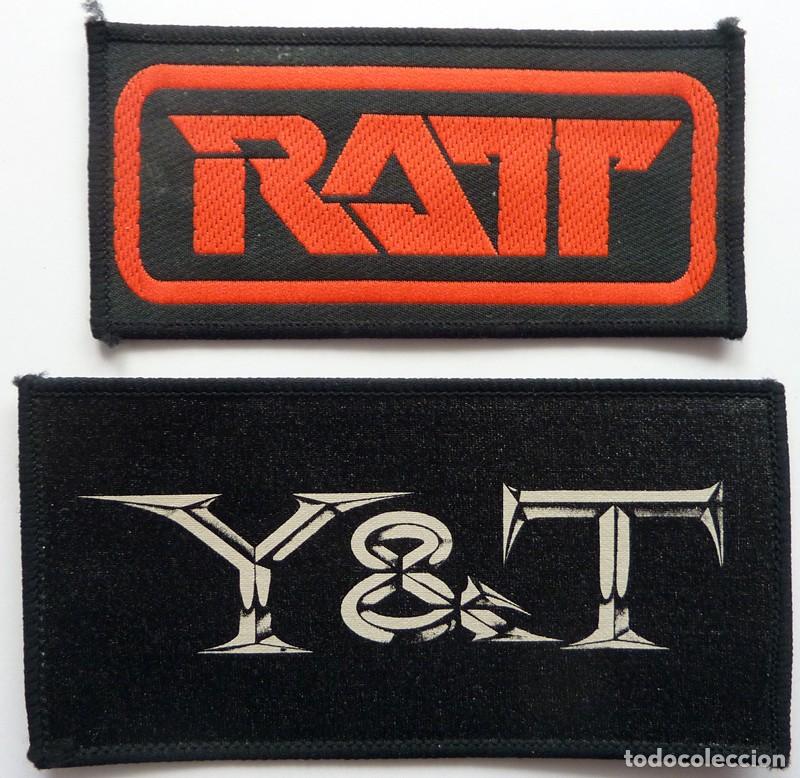 M&uacute;sica de colecci&oacute;n: PARCHES TELA PARA ROPA - BANDAS DE HEAVY METAL &rdquo;Y & T&rdquo; Y &rdquo;RATT&rdquo; - COSER Y TERMOADHESIVOS - NUEVOS