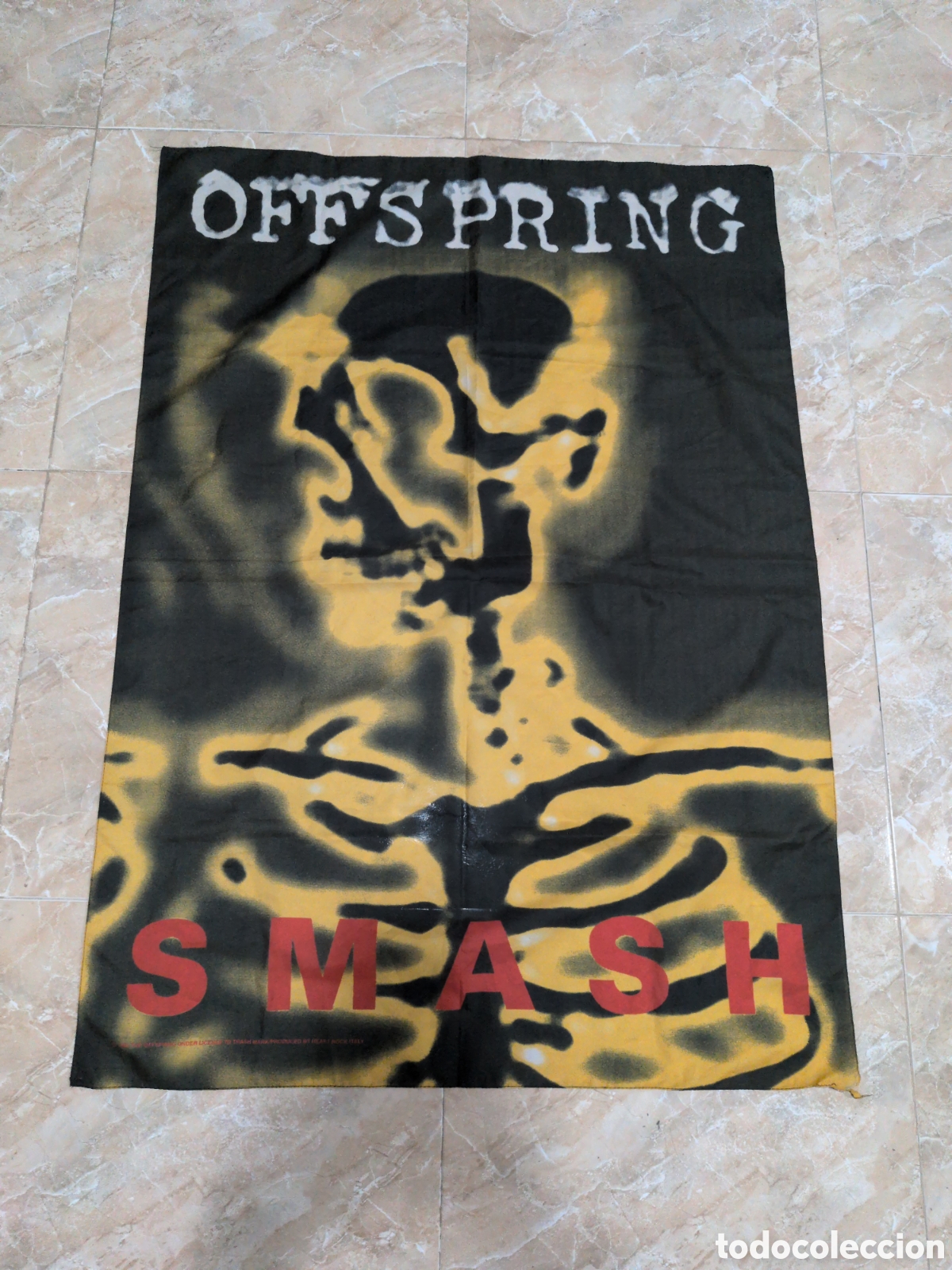 Collectible Music: BANDERA OFFSPRING - SMASH. 1995. Producto Oficial. Italia