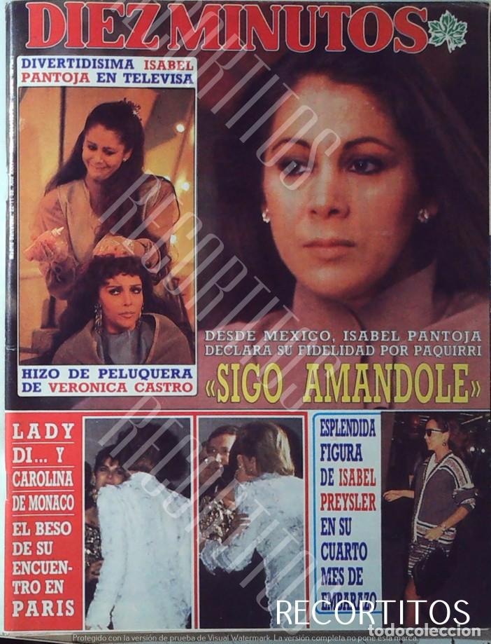 M&uacute;sica de colecci&oacute;n: RECORTE PORTADA ISABEL PANTOJA PREYSLER LADY DI DIANA DE GALES CAROLINA DE MONACO VERONICA CASTRO