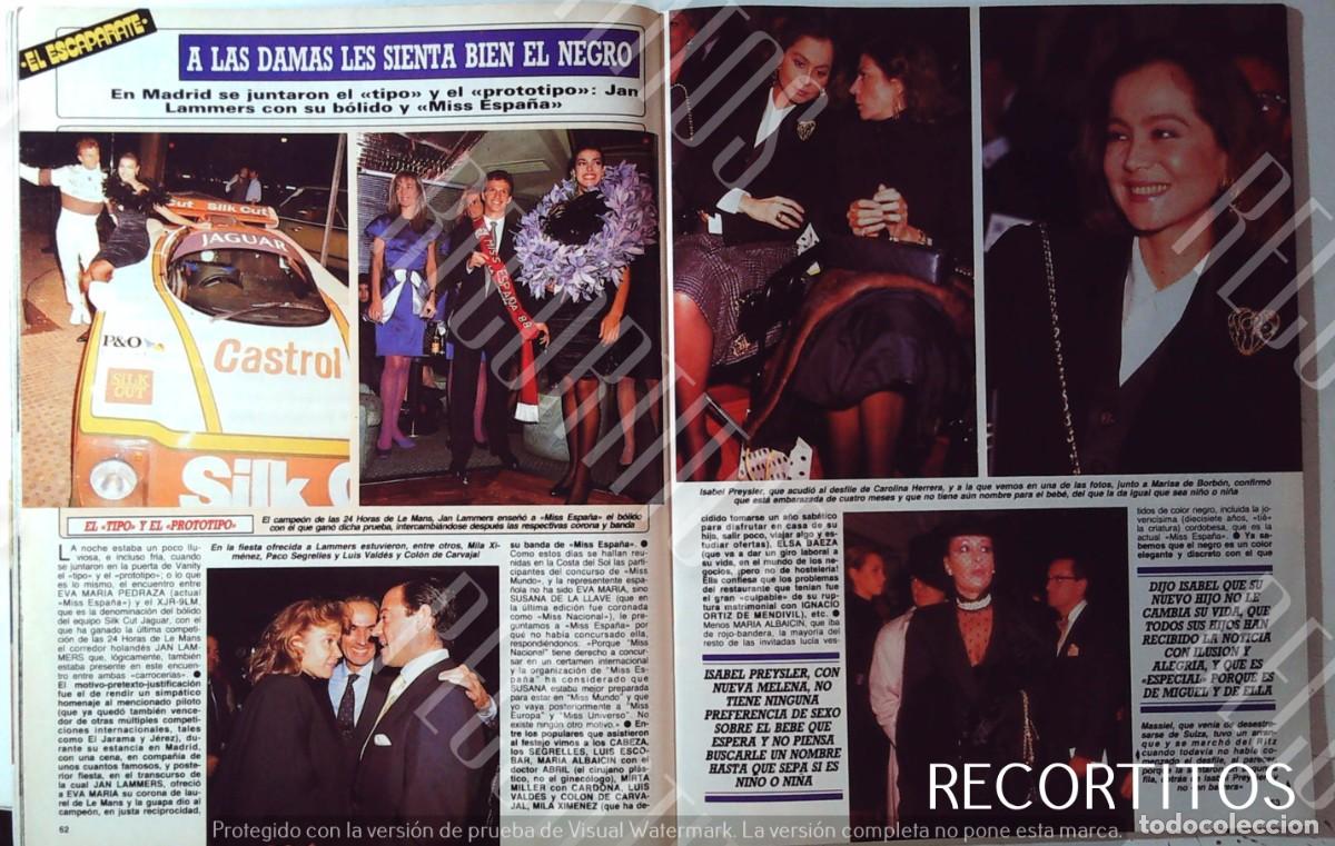 M&uacute;sica de colecci&oacute;n: Isabel preysler boyer MIGUEL BOSE MASSIEL MISS ESPA&Ntilde;A EVA MARIA MIGUEL BOSE MARTA CHAVARRI CAROLINA