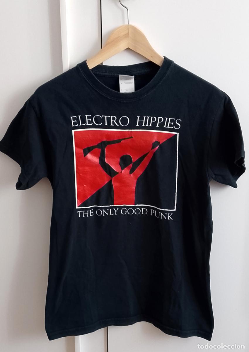 M&uacute;sica de colecci&oacute;n: ELECTRO HIPPIES - TALLA S - NEGRA - SERIGRAFIA - HARDCORE PUNK - SEGUNDA MANO