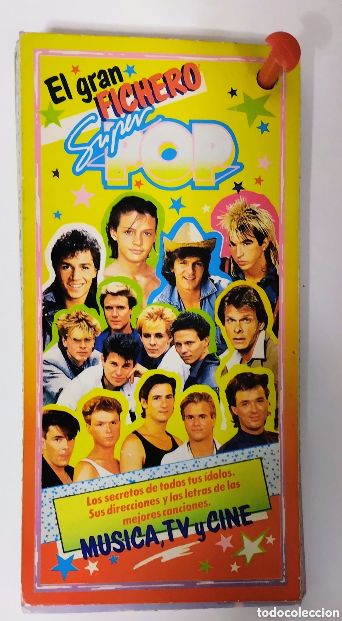 M&uacute;sica de colecci&oacute;n: EL GRAN FICHERO S&Uacute;PER POP con 27 fichas y 3 separadores REVISTA JUVENIL a&ntilde;os 80 COMO NUEVO