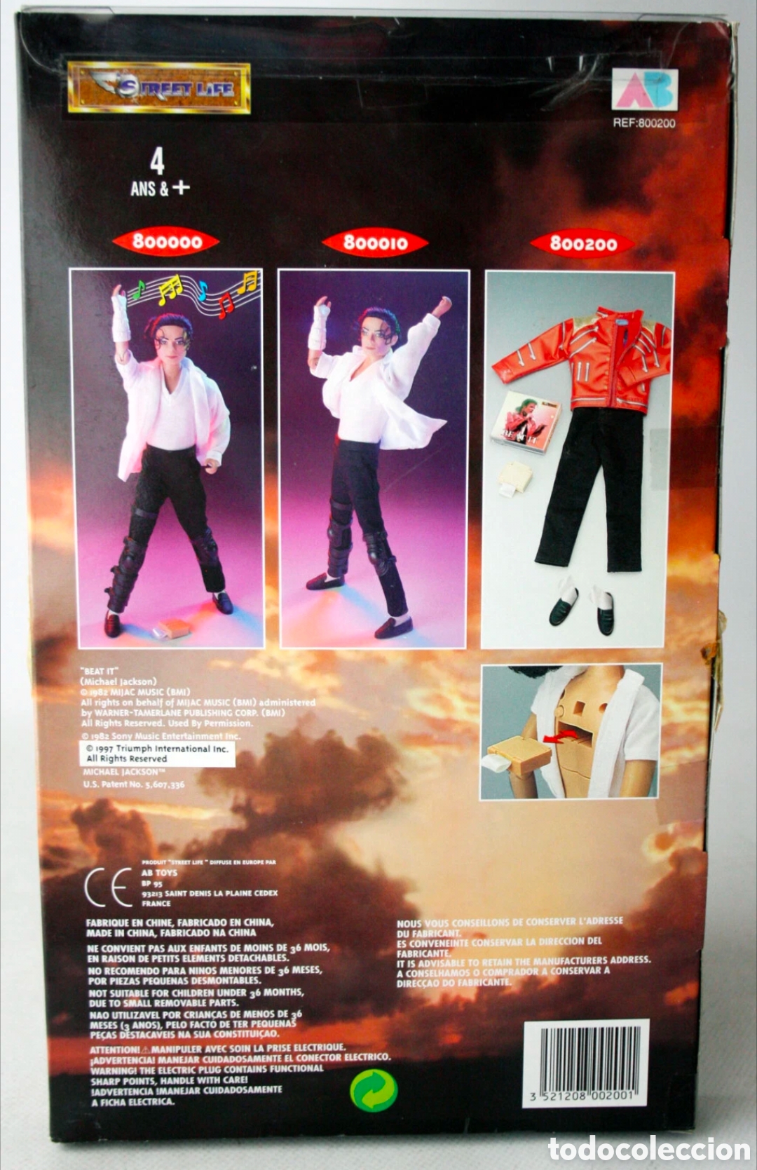 M&uacute;sica de colecci&oacute;n: Michael jackson vintage y raro para mu&ntilde;eco - Foto 2