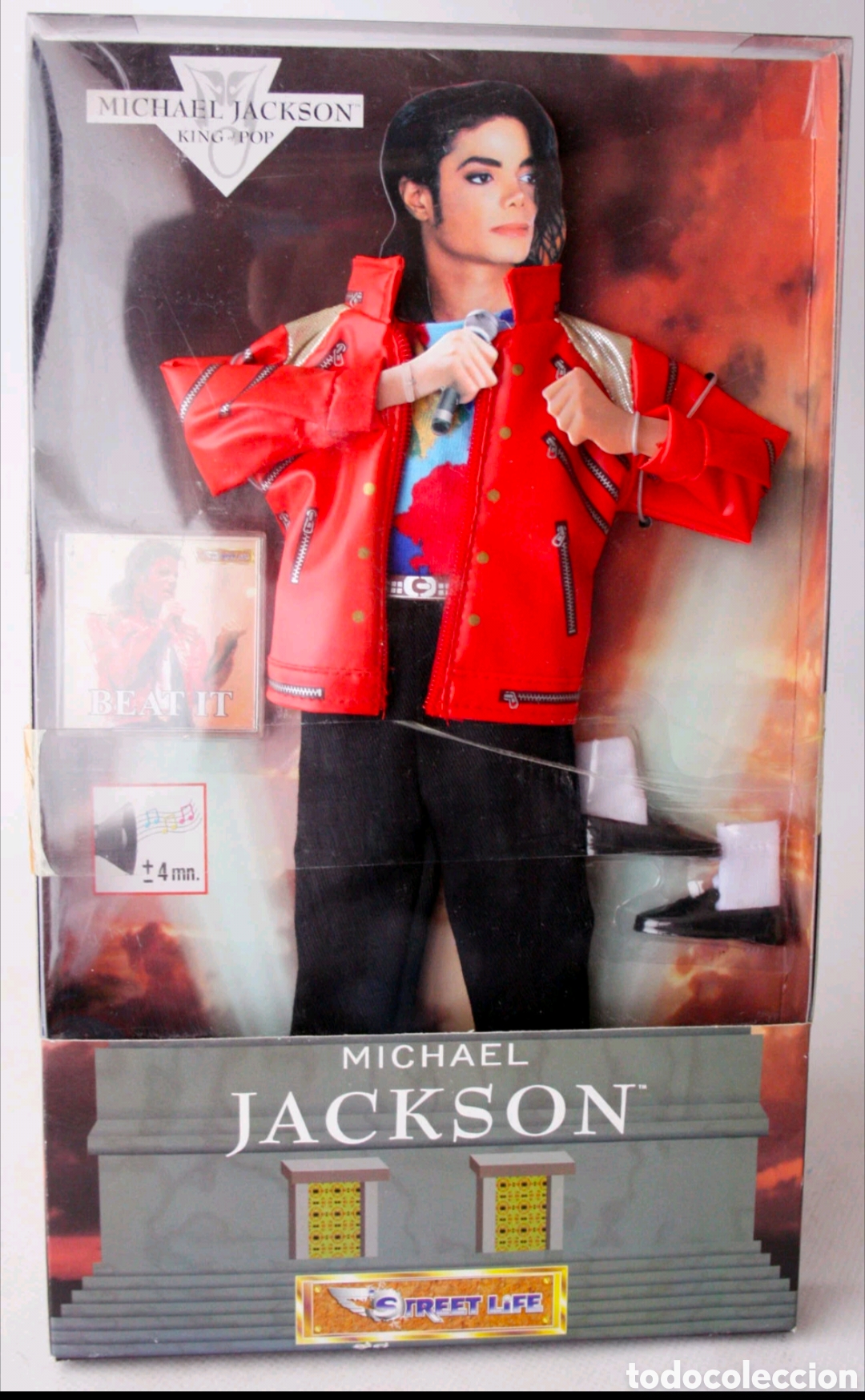 M&uacute;sica de colecci&oacute;n: Michael jackson vintage y raro para mu&ntilde;eco - Foto 1