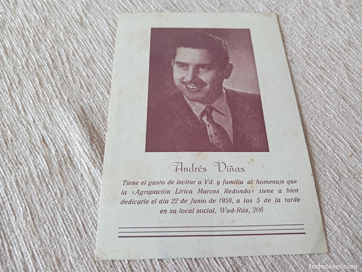 M&uacute;sica de colecci&oacute;n: hogar sindical del pueblo nuevo, 1958, homenaje a andres vi&ntilde;as, luisa fernanda y los guapos