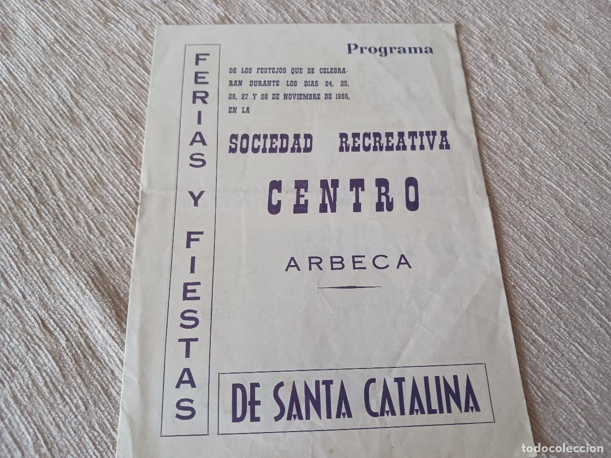 M&uacute;sica de colecci&oacute;n: sociedad recreativa centro, arbeca, santa catalina 1966, zarzuela, andres vi&ntilde;as, lita torello