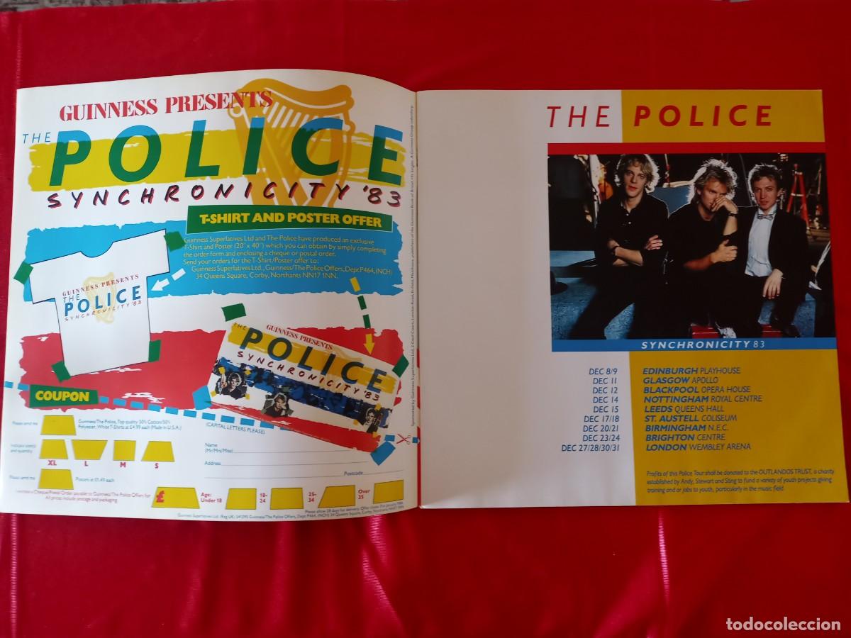 M&uacute;sica de colecci&oacute;n: THE POLICE - SYNCHRONICITY - TOUR 83 - PROGRAMA - Foto 5