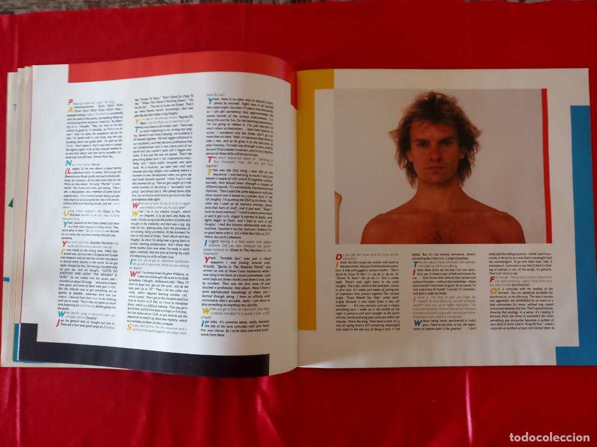 M&uacute;sica de colecci&oacute;n: THE POLICE - SYNCHRONICITY - TOUR 83 - PROGRAMA - Foto 10