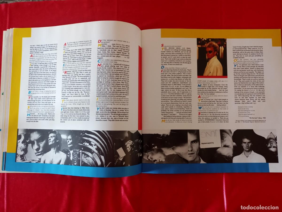 M&uacute;sica de colecci&oacute;n: THE POLICE - SYNCHRONICITY - TOUR 83 - PROGRAMA - Foto 11