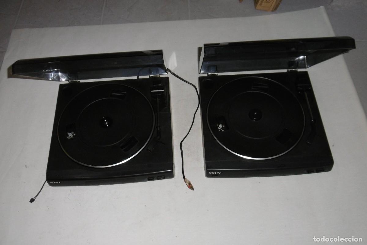 Musique de collection: LOTE DE DOS TOCADISCOS SONY PS -56LX