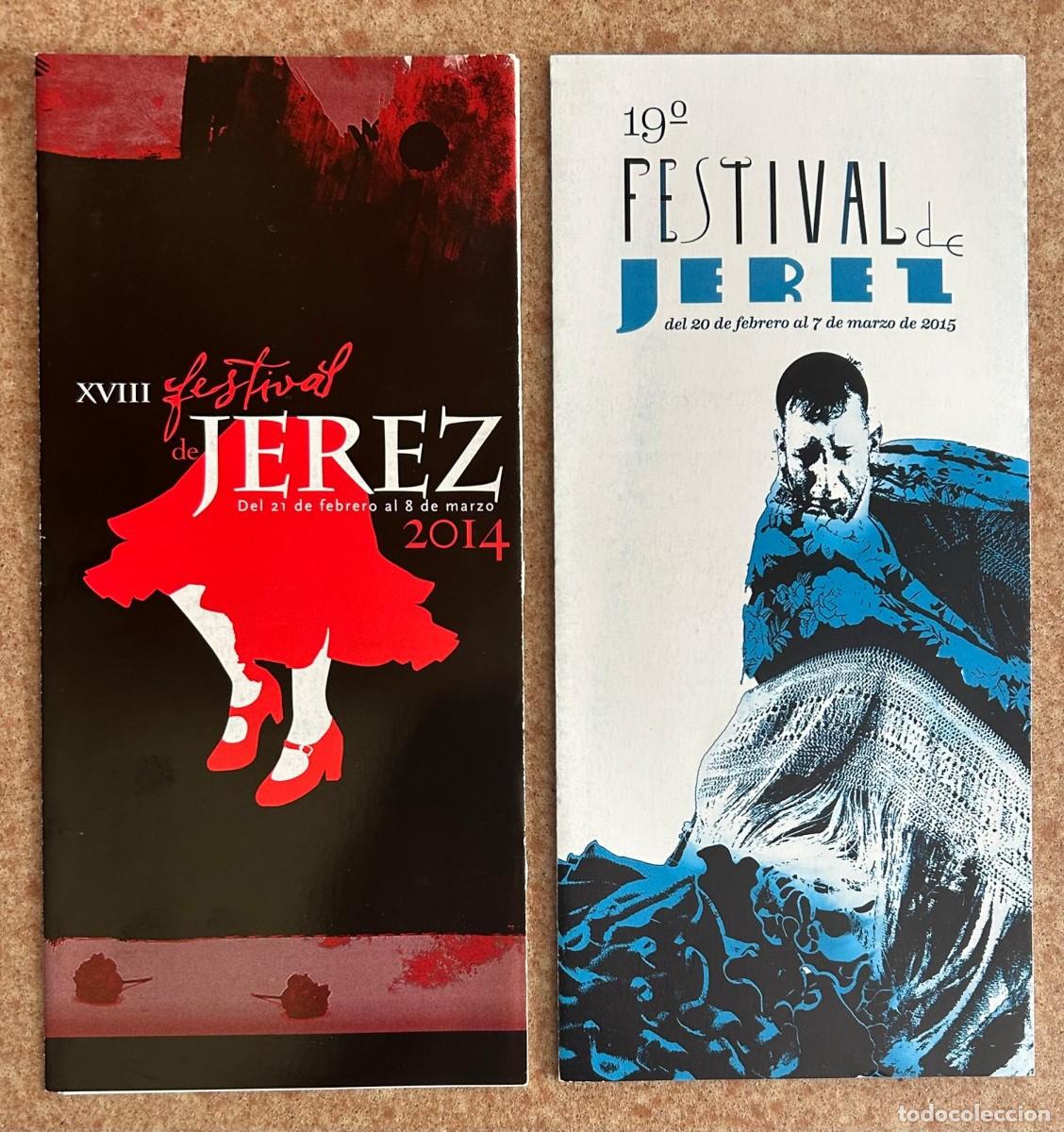 M&uacute;sica de colecci&oacute;n: PROGRAMAS FESTIVAL DE JEREZ 2014 Y 2015