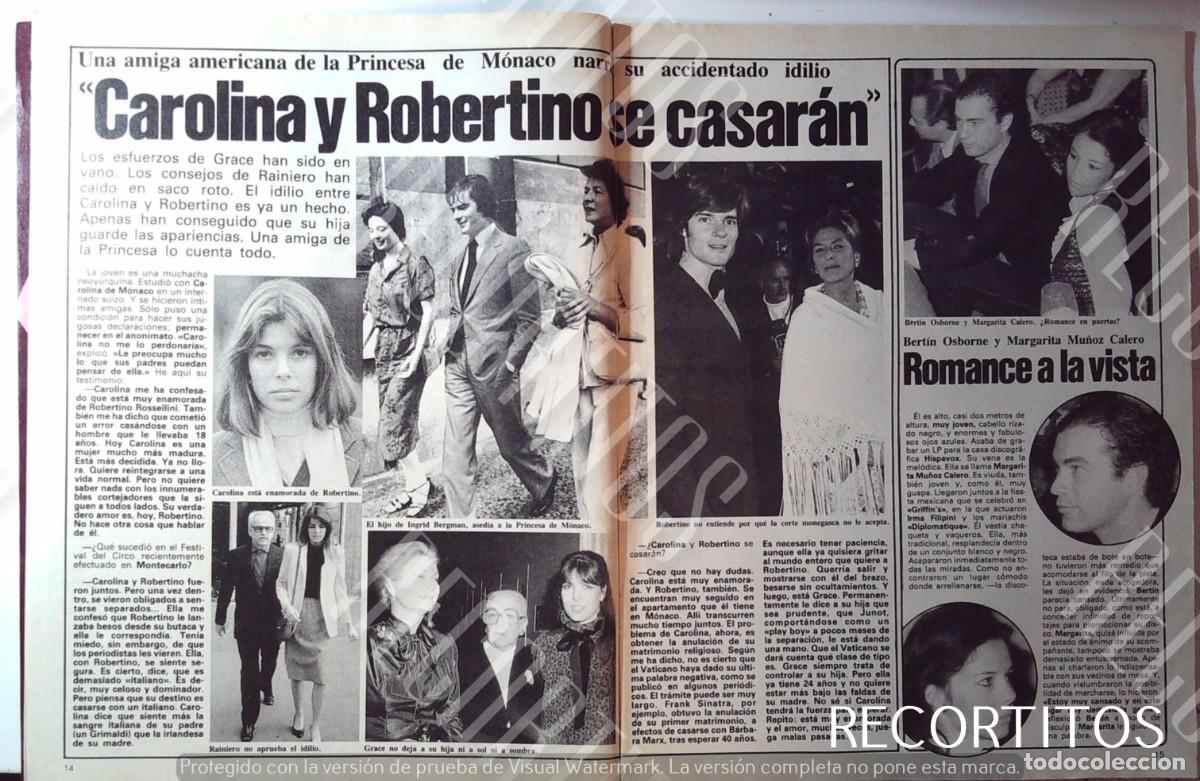 M&uacute;sica de colecci&oacute;n: CAROLINA DE MONACO ROBERTO ROSSELLINI INGRID BERGMAN BERTIN OSBORNE MARGARITA MU&Ntilde;OZ CALERO