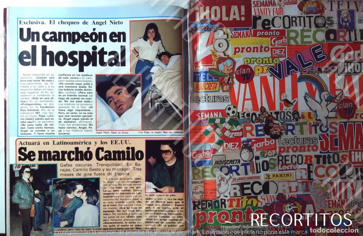M&uacute;sica de colecci&oacute;n: CAMILO SESTO A USA ANGEL NIETO HOSPITALIZADO