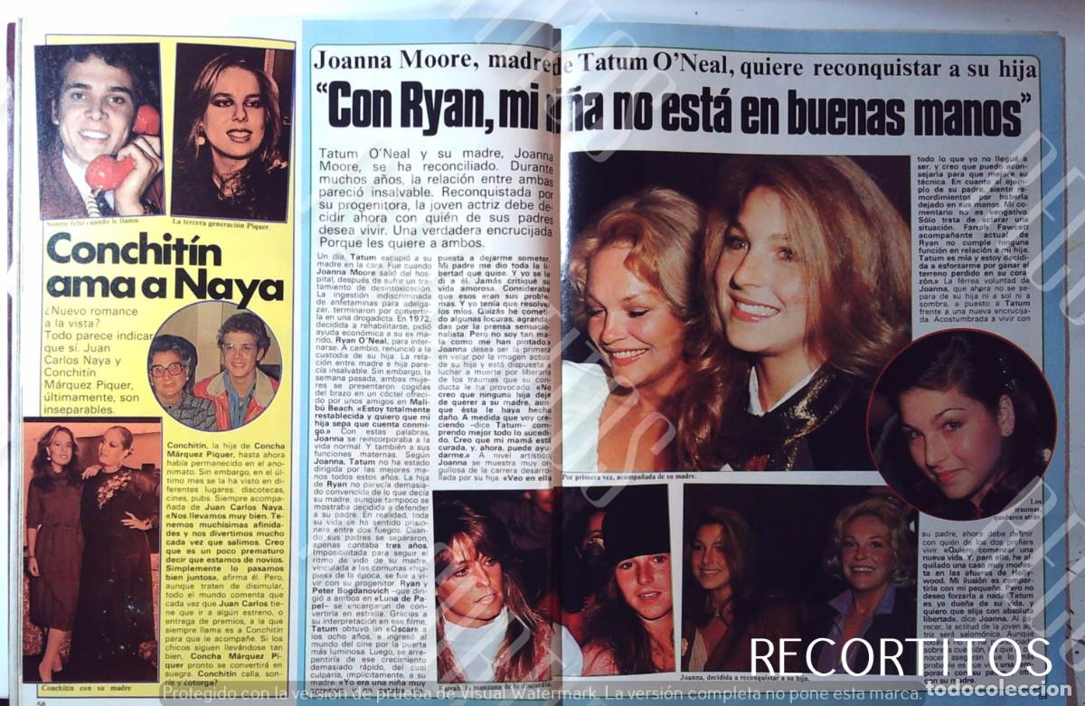 M&uacute;sica de colecci&oacute;n: Farrah fawcett TATUM ONEAL JOANNA MOORE CONCHA MARQUEZ PIQUER CARLOS NAYA CONCHETIN