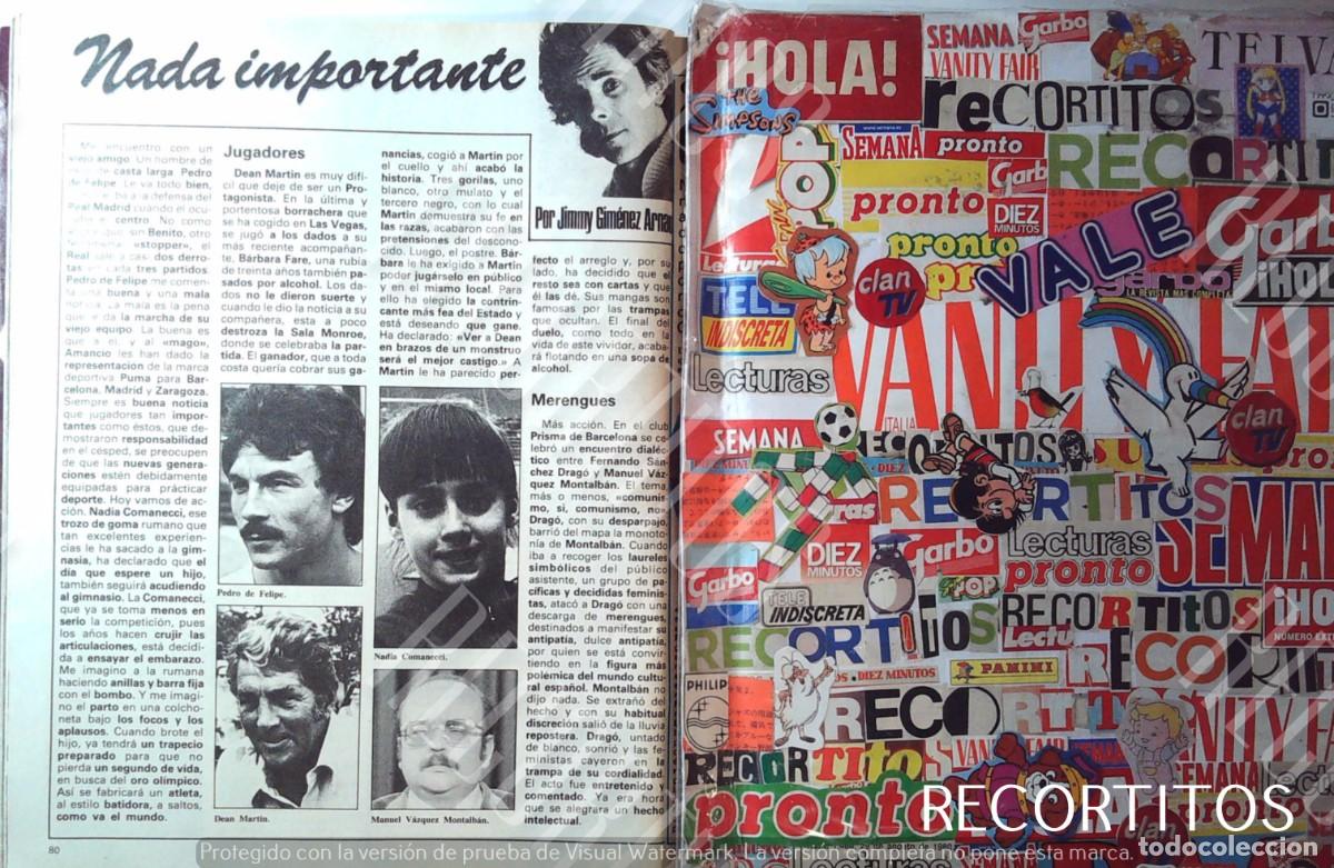 M&uacute;sica de colecci&oacute;n: NADIA COMANECCI PEDRO DE FELIPE DEAN MARTIN MANUEL VAZQUEZ MONTALBAN JIMMY GIMENEZ ARNAU